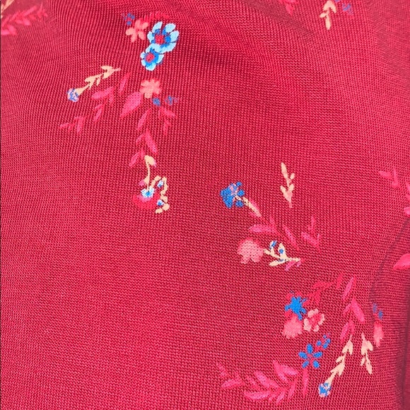 mudd red flowered tank top - Picture 7 of 7